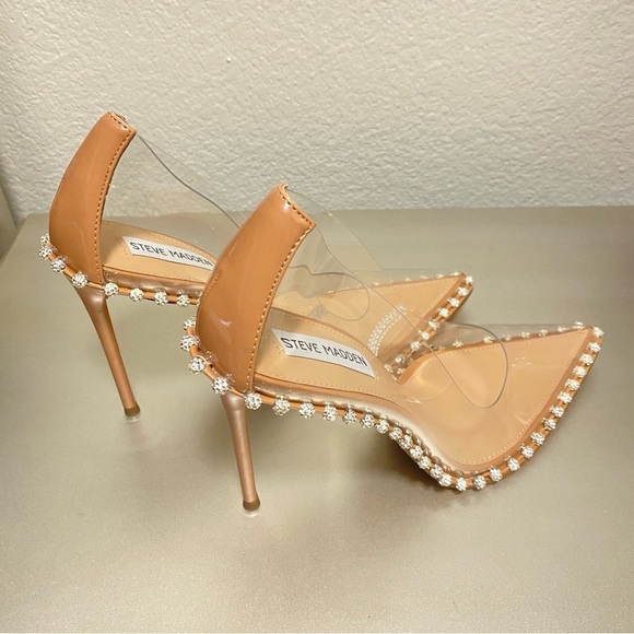 NWOB Steve Madden Vyper Vinyl Stiletto Heels - Size 8.5 - Picture 10 of 16